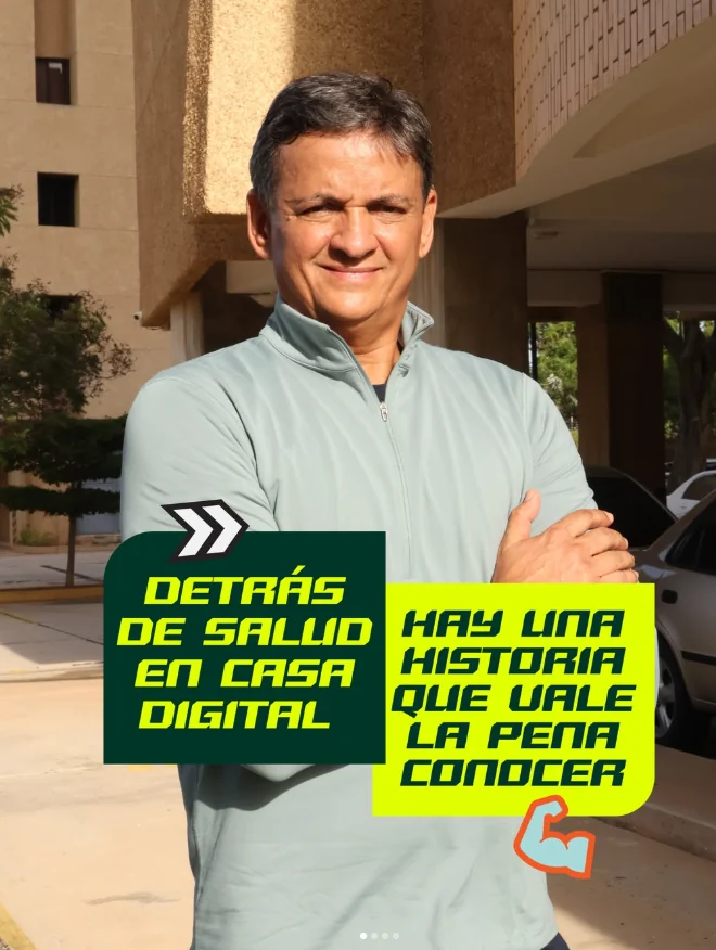 Retrato de Manuel Chirinos, entrenador personal en Maracaibo